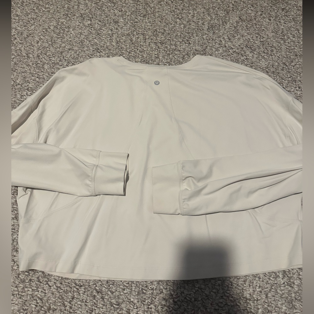 lululemon athletica White Opal Long Sleeve Tee